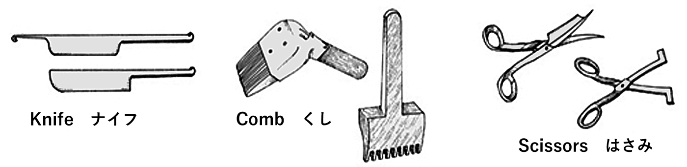 織りのための道具